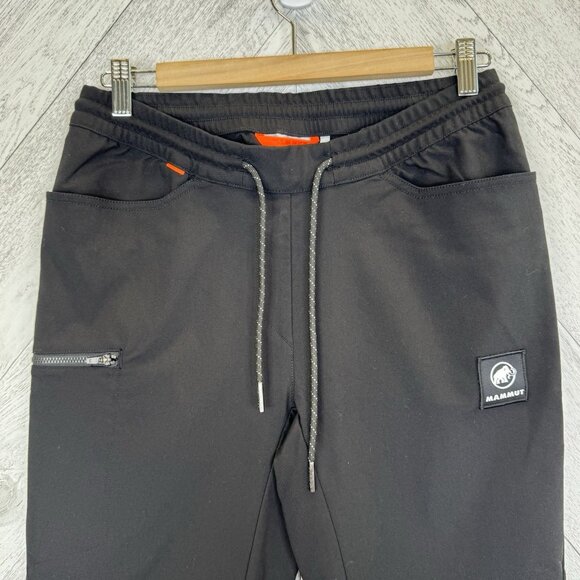 Mammut Massone Climbing Pants Womens Size US 6 Black High Rise Elastic Waist 30" - Picture 2 of 6